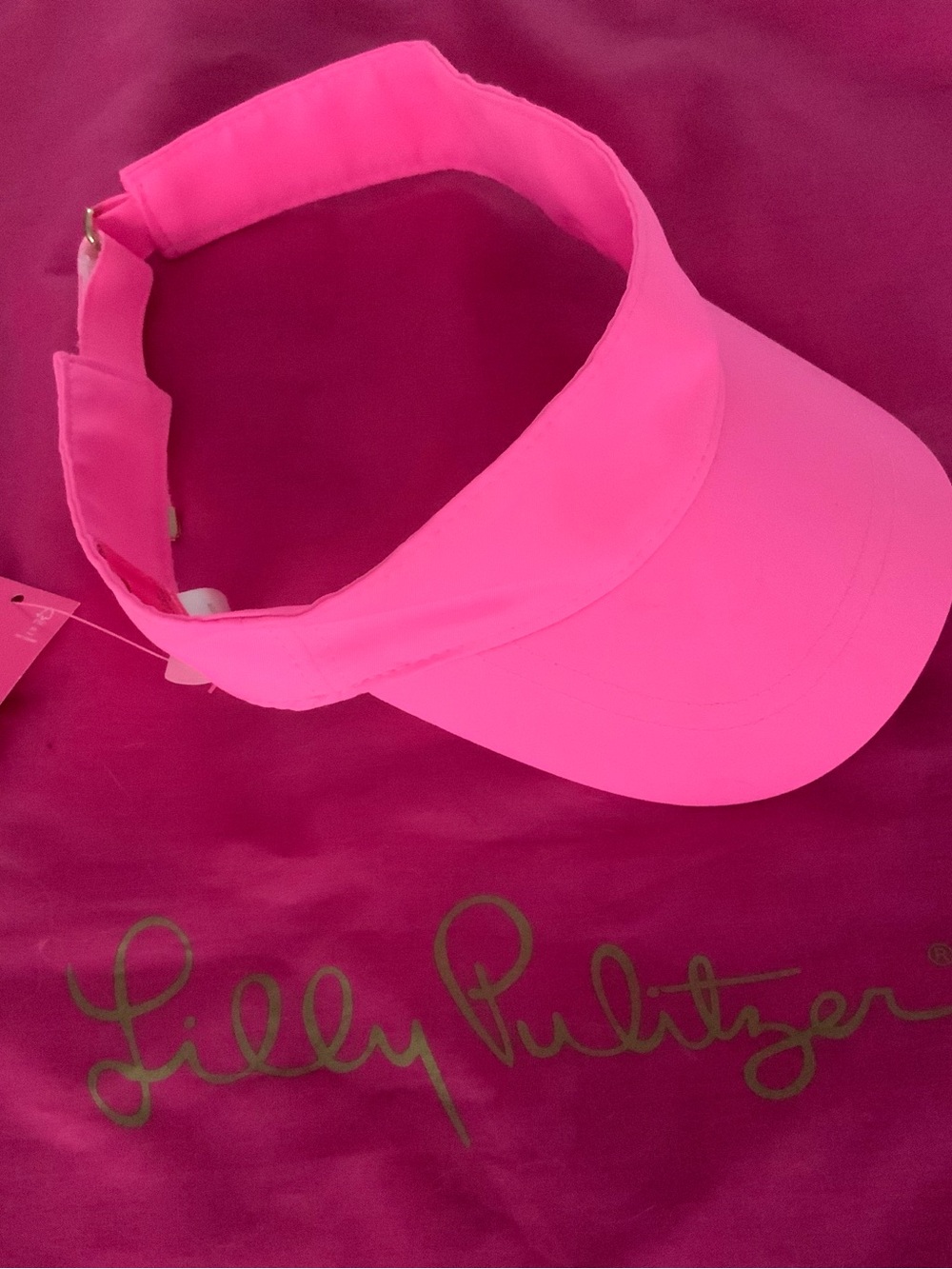 Lilly Pulitzer Hot Pink Visor